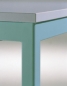 Preview: Trapez-Tische mit Quadratprofilfüßen