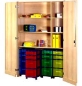 Preview: Materialschrank   BxHxT 125 x 190 x 50 cm