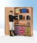 Preview: Garagenschrank mit 3 Schubladen- container, 120x190x50 cm