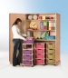 Preview: Garagenschrank mit 3 Schubladen- container, 120x190x50 cm