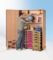 Preview: Garagenschrank mit 3 Schubladen- container 120x190x50 cm