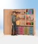 Preview: Garagenschrank mit 4 Schubladen- container, 150x190x50 cm