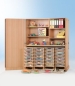 Preview: Garagenschrank mit 4 Schubladen- container transp. 150x190x50 cm