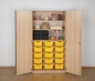 Preview: ErgoTray Klassenraumschrank, 15 Boxen, BHT 104,5x190x50cm