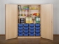 Preview: ErgoTray Klassenraumschrank, 16 Boxen, BHT 138,7x190x50cm