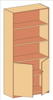 Schrank   BxHxT 90 x 190 x 40 cm