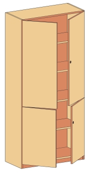 Schrank   BxHxT 90 x 190 x 40 cm