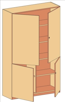 Schrank   BxHxT 120 x 190 x 50 cm