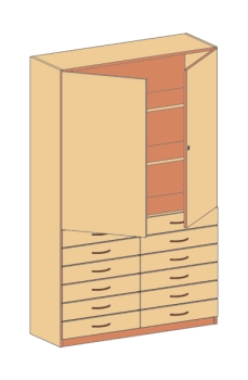 Schrank   BxHxT 120 x 190 x 50 cm