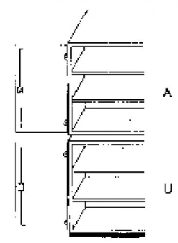 A1 S40AR | Aufsatzschrank (A)