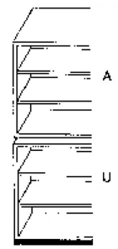 AR 50A | Ausgleichsregal ohne Türen