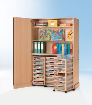 Garagenschrank mit 3 Schubladen- container, 120x190x50 cm