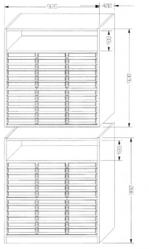 KF 36 UFT | Kleinfachschrank