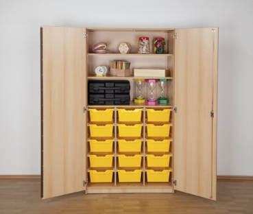 ErgoTray Klassenraumschrank, 15 Boxen, BHT 104,5x190x50cm