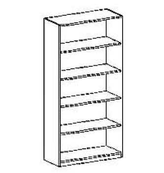 Schrank   BxHxT 90 x 190 x 40 cm