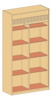 Schrank (4,5 OH)   BxHxT 90 x 190 x 40 cm