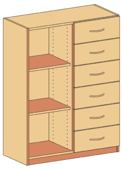 Unterschrank   BxHxT 90 x 120 x 50 cm