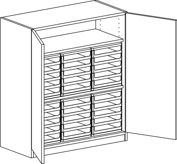 Formular-Unterschrank   BxHxT 90 x 98 x 40 cm