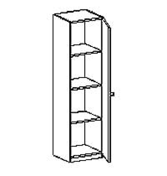 Schrank   BxHxT 54 x 170 x 40 cm