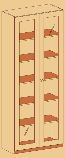 Schrank   BxHxT 90 x 230 x 40 cm