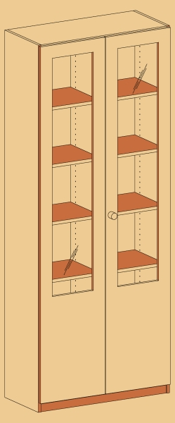 Schrank   BxHxT 120 x 230 x 40 cm