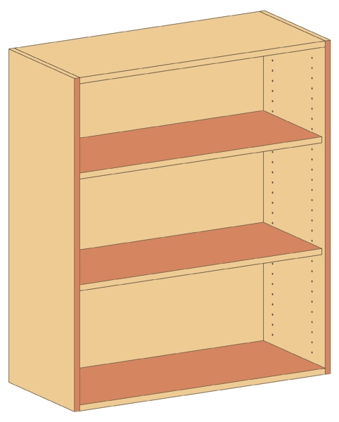 Aufsatzschrank   BxHxT 100 x 110 x 40 cm