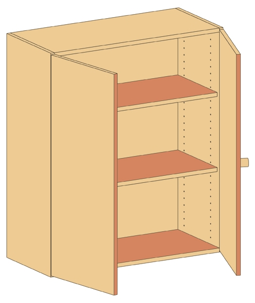 Aufsatzschrank   BxHxT 120 x 110 x 50 cm